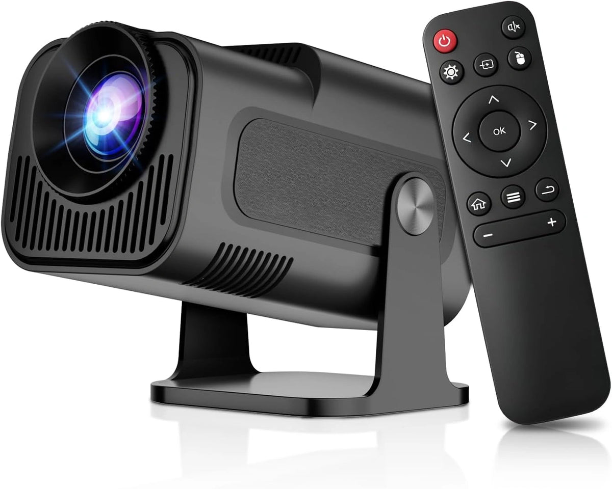 VANTARASHOP 4K Portable Smart Projector with WiFi 6 & Bluetooth Android TV 180° Rotatable, Auto