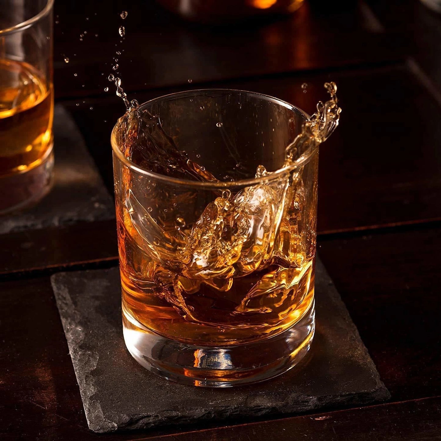 Classic Round Whiskey Glasses - Set of 6