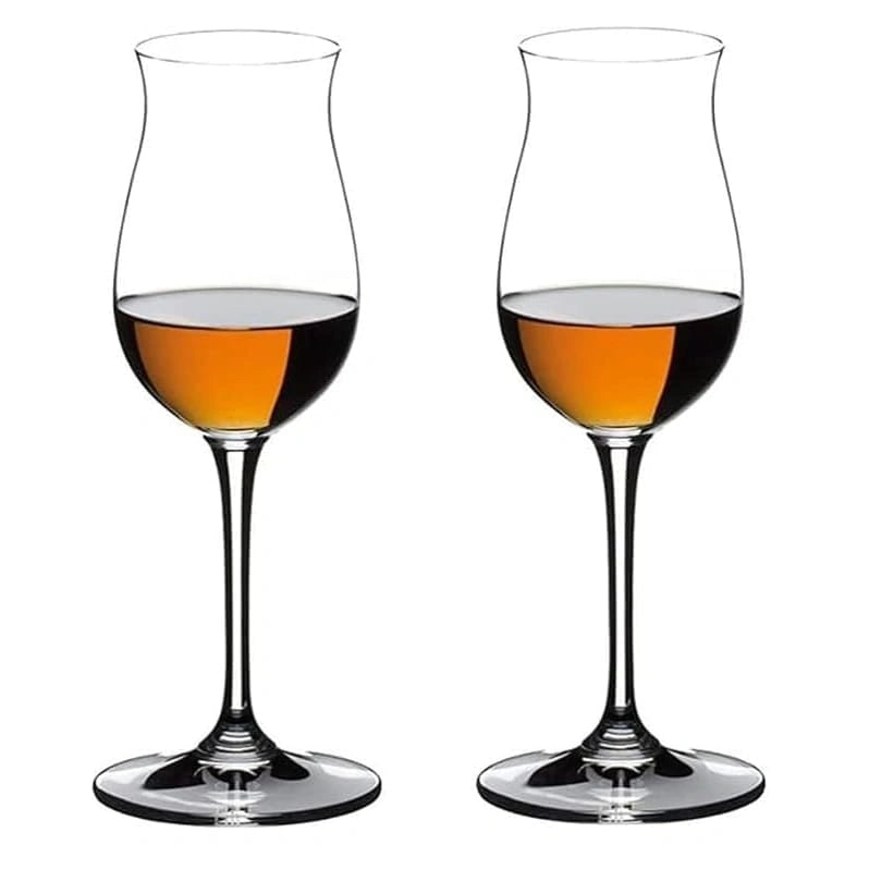 Stylish Cognac Glass | Crystal Clear Stemmed Wine Glasses - Set of 6