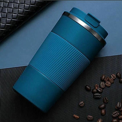 Insulated Hot & Cold Travel Coffee Mug - Spill-Proof Stainless Steel Tumbler