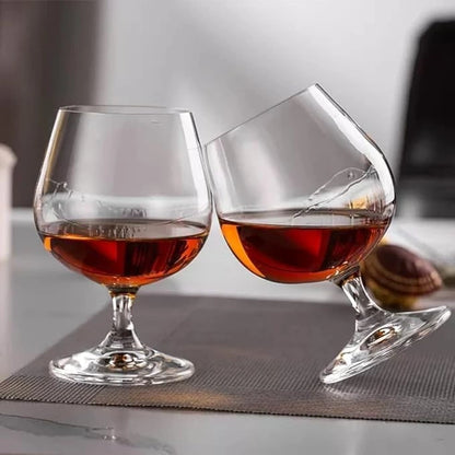 Luxury Brandy Snifter Glass | Crystal-Clear Cognac & Whiskey Glasses - 300Ml