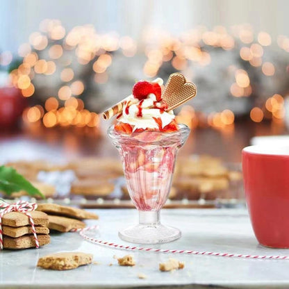 Perfect Dessert Glasses for Parties | Stylish Sundae & Trifle Bowls - Set of 6