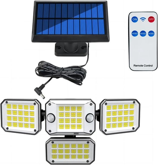 IP65 Waterproof Solar LED Flood Light | 3500LM | Motion Sensor