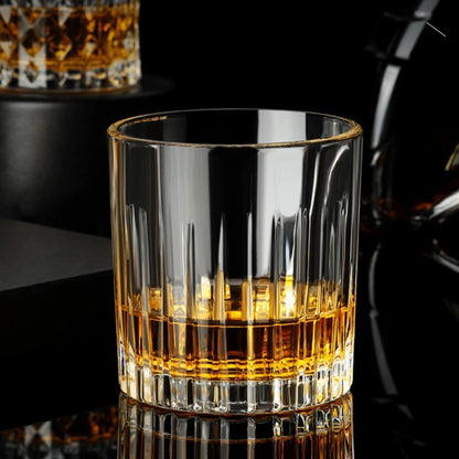 Luxury Crystal Whiskey Glasses - Set of 6