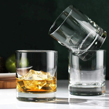 Classic Round Whiskey Glasses - Set of 6