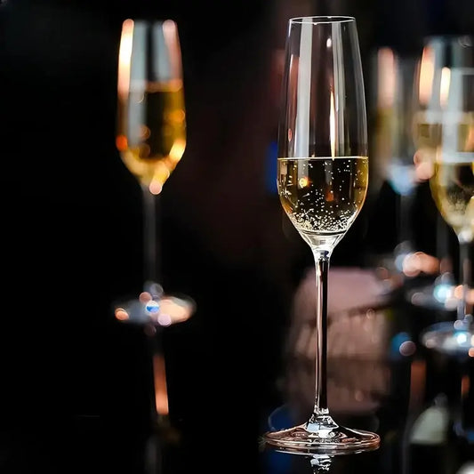 Elegant & Premium Champagne Flute Glasses - 250Ml