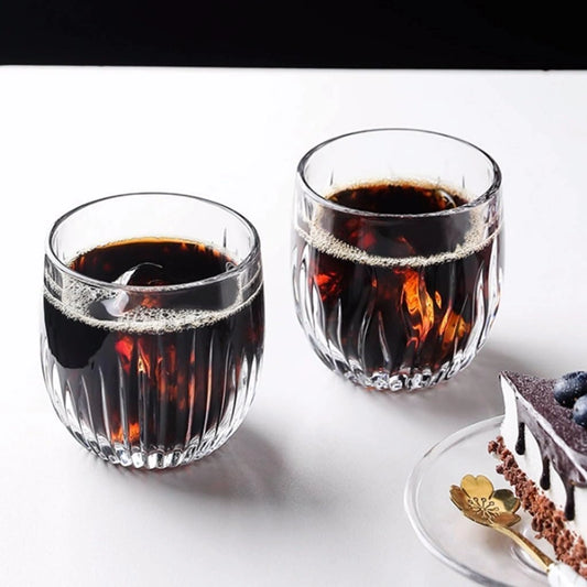 Round Engraved Whiskey Glasses - Set of 6