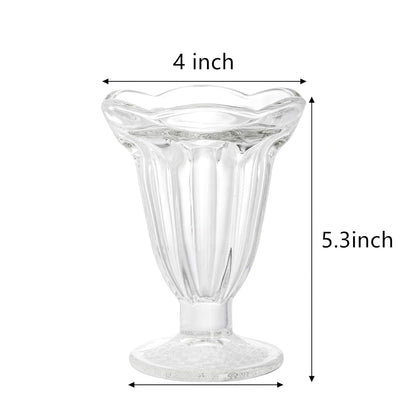 Perfect Dessert Glasses for Parties | Stylish Sundae & Trifle Bowls - Set of 6