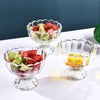 Elegant Glass Ice Cream Bowls - Dessert Serving Cups - Set of 6