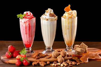 Elegant Tall Falooda Glasses | Versatile Desserts Drinkware - Set of 2
