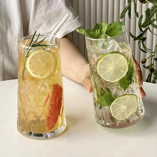 Elegant Highball Cocktail Glasses - Set of 6 | Tall Tumblers for Juice & Cocktails