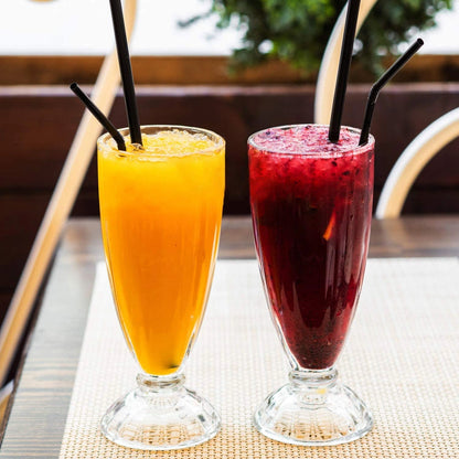 Elegant Tall Falooda Glasses | Versatile Desserts Drinkware - Set of 2