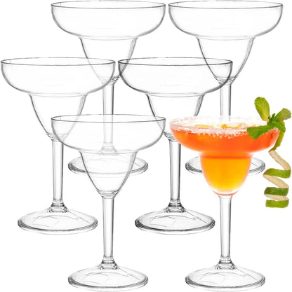 Premium Margarita Glasses for Mocktails, Cocktails, & Desserts - 240Ml