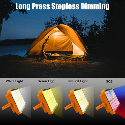Solar Light Portable, 1000LM Battery Work Light