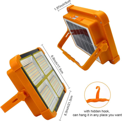 Solar Light Portable, 1000LM Battery Work Light