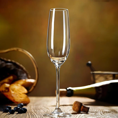 Elegant & Premium Champagne Flute Glasses - 250Ml