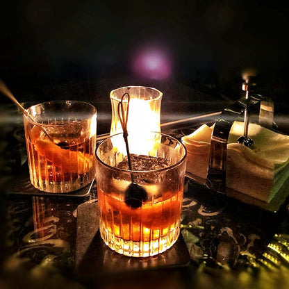 Luxury Crystal Whiskey Glasses - Set of 6