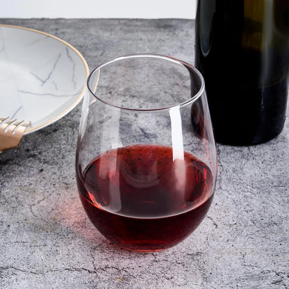 Stemless Whiskey Tumbler Glasses - Set of 6