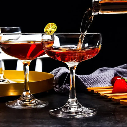 Vintage Coupe Glasses for Cocktails & Champagne - 180Ml