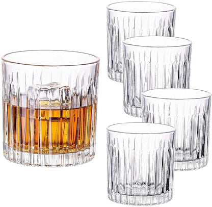Luxury Crystal Whiskey Glasses - Set of 6