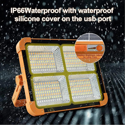 Solar Light Portable, 1000LM Battery Work Light