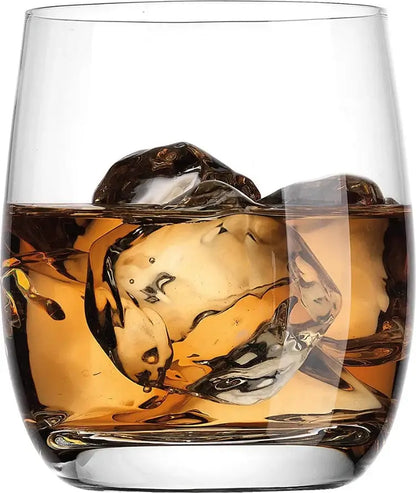 Classic Clear Round Whiskey/Juice Glasses - Set of 6