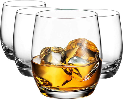 Classic Clear Round Whiskey/Juice Glasses - Set of 6