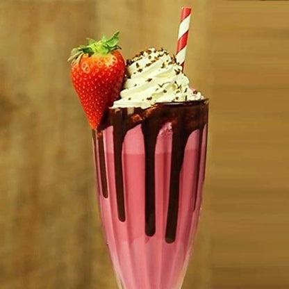 Elegant Tall Falooda Glasses | Versatile Desserts Drinkware - Set of 2