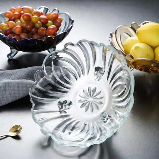 Glass Mixing & Serving Bowl for Salad, Fruits & Snacks