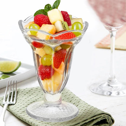 Perfect Dessert Glasses for Parties | Stylish Sundae & Trifle Bowls - Set of 6