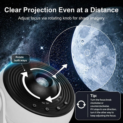 Galaxy Projector for Kids & Bedroom | 13 Film Discs