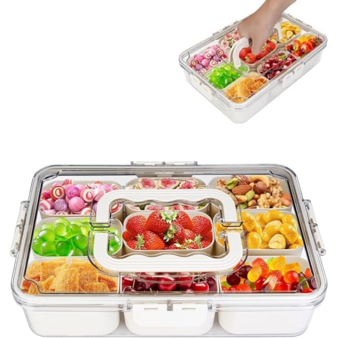refrigerator-organizer-with-removable-compartments-portable-snack-organize-with-lid-and-handle-main