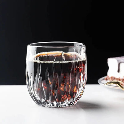 Round Engraved Whiskey Glasses - Set of 6