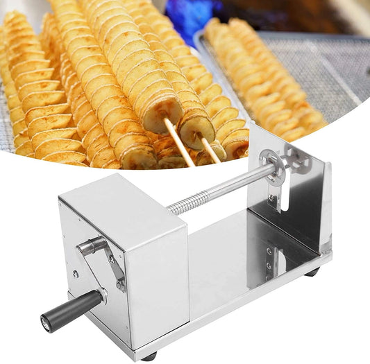 Stainless Steel Manual Potato Twister Machine - Twisted Potato Slicer