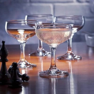 Vintage Coupe Glasses for Cocktails & Champagne - 180Ml